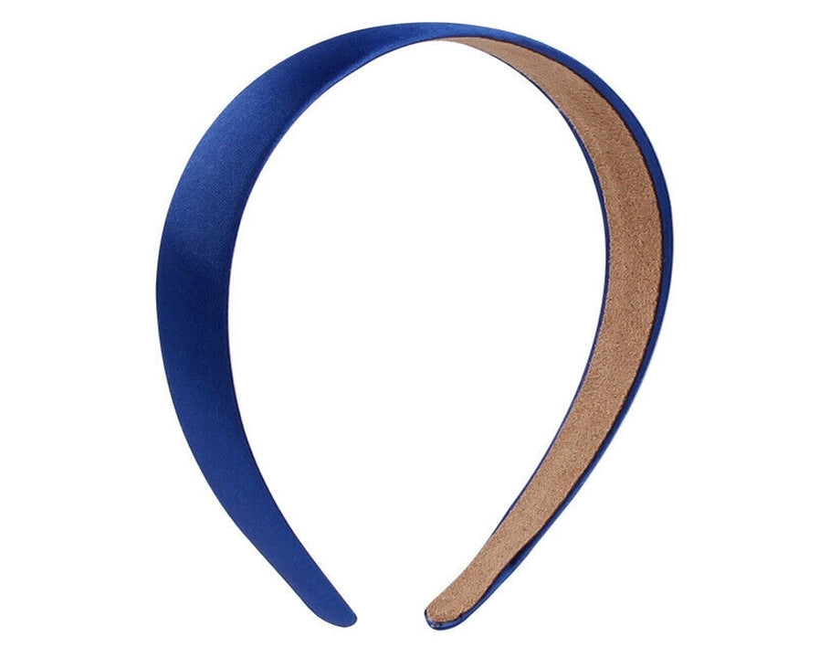 2.8cm wide Glossy satin headband