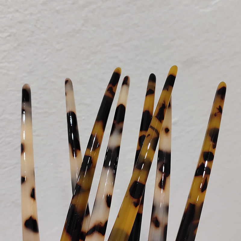 Resin small hair fork / French hair pin