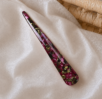 Large size resin Ibis clip in multicolours
