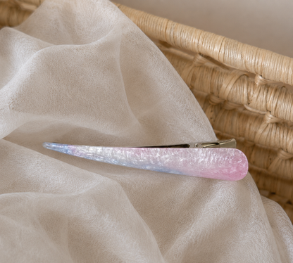 Glitter resin large Ibis clip