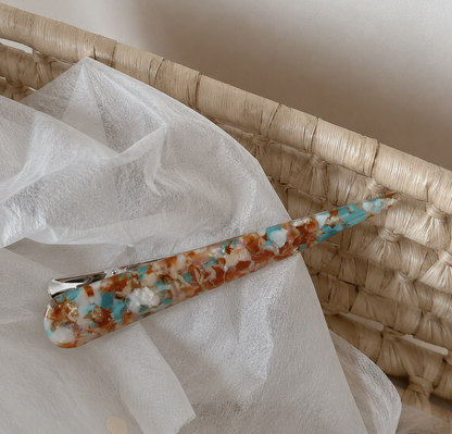 Large size resin Ibis clip in multicolours