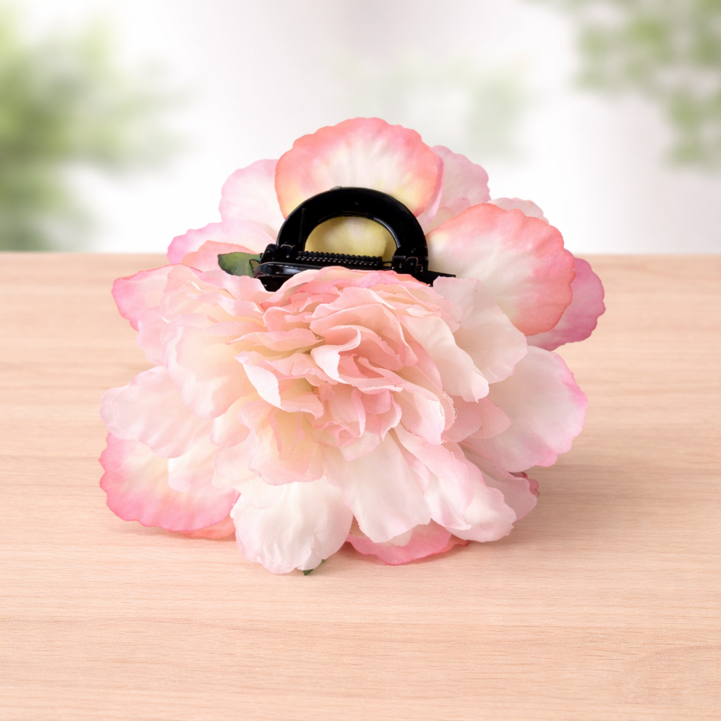 Flower hair claw