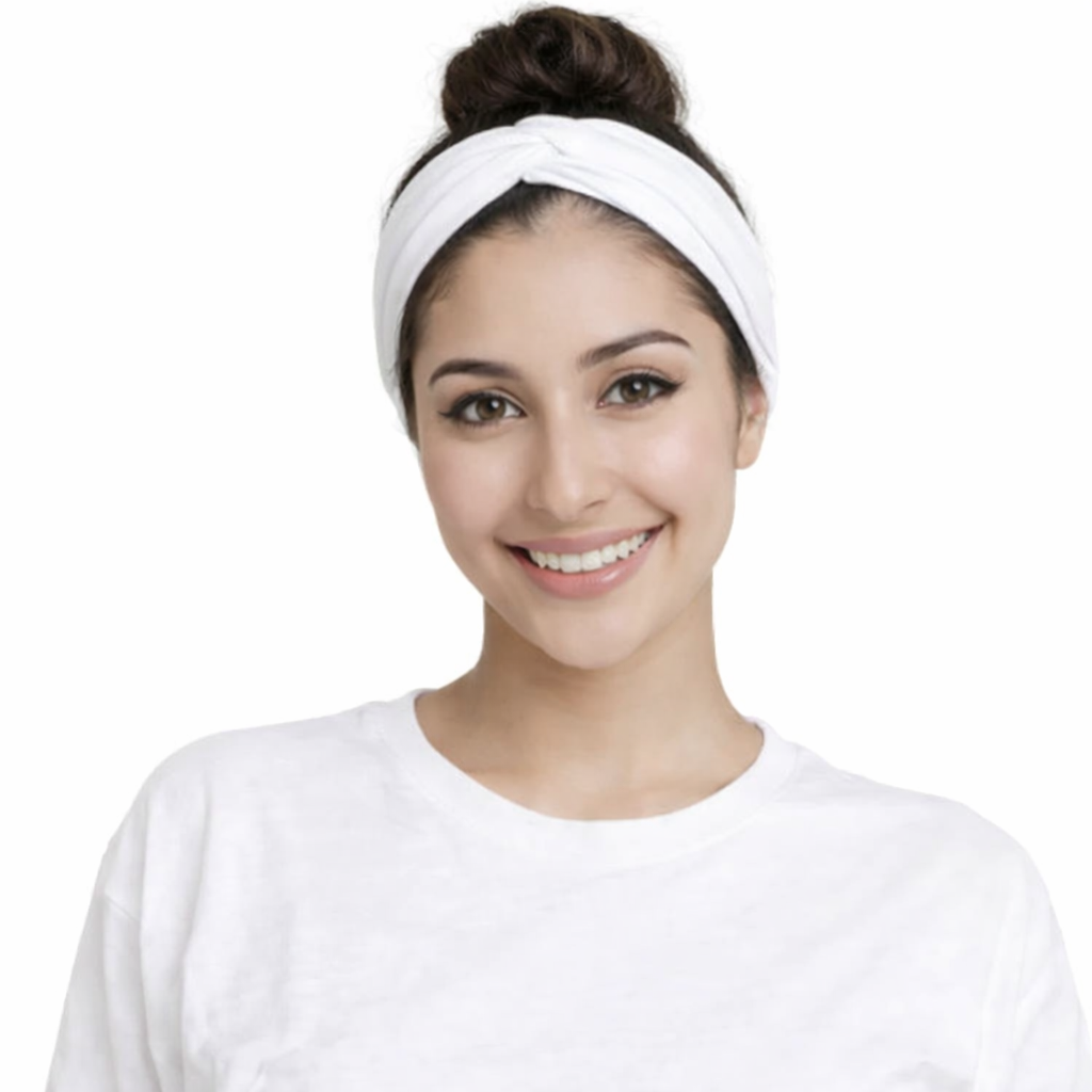 Cotton plain twist headband