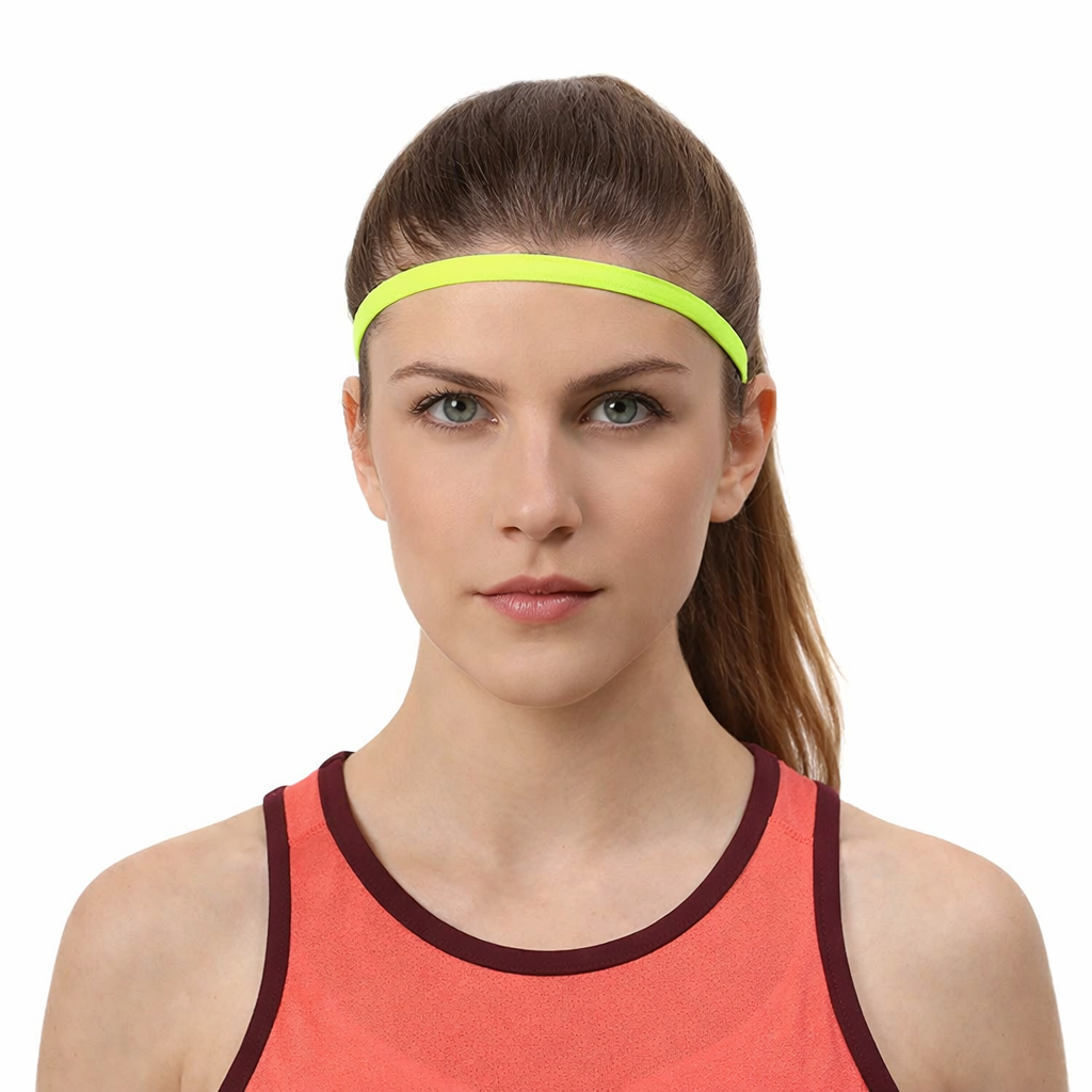 Non-slip sporty thin elastic hair band