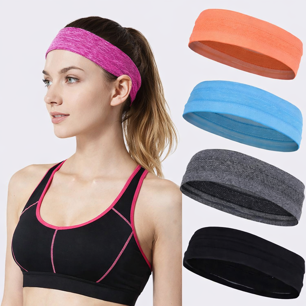 Non-slip sporty loop hair band