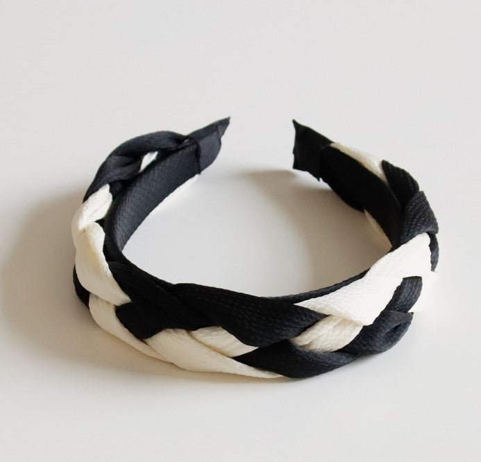 Twist colour braided top headband