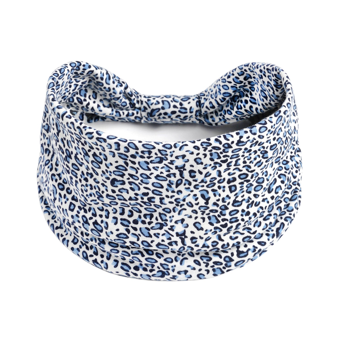 2-way small leopard prints knotted bandanna headband