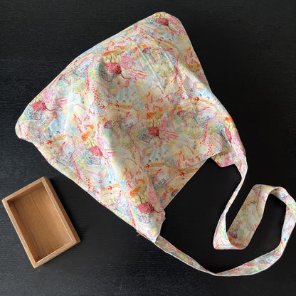 Oak dream liberty cotton one handle bag