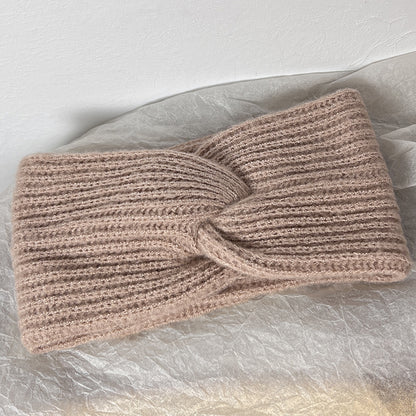 Super soft twist front knitted headband