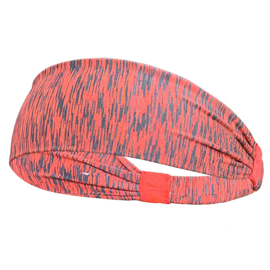 Multi-coloured sporty elastic bandanna hair band