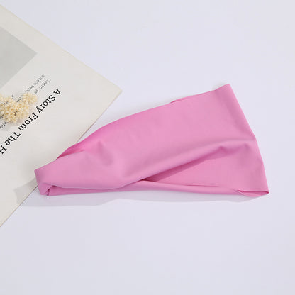 Tapered swimming bandanna headband