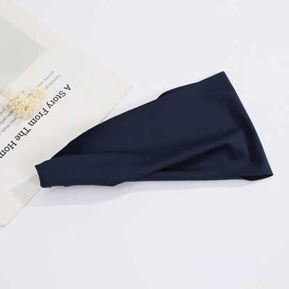 Tapered swimming bandanna headband