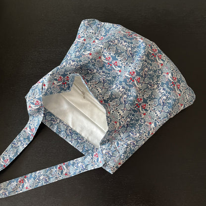 Strawberry lover liberty cotton one handle bag