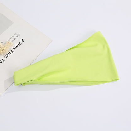 Tapered swimming bandanna headband