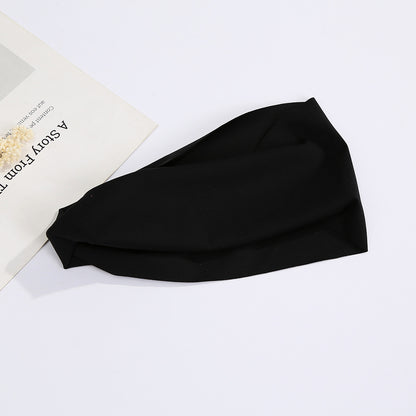 Tapered swimming bandanna headband