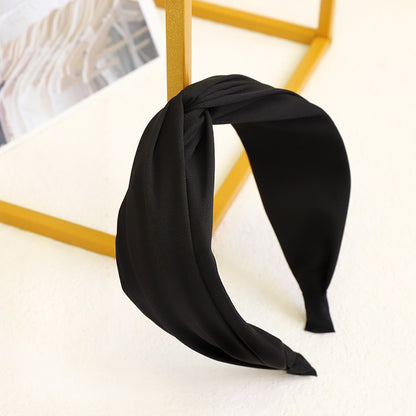Twist top plain headband
