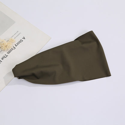 Tapered swimming bandanna headband