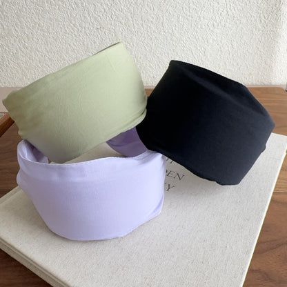 8cm wide plain chiffon headband
