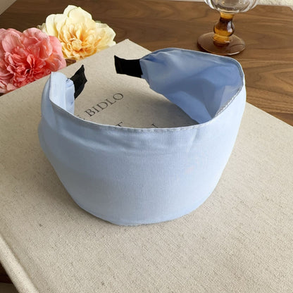 8cm wide plain chiffon headband