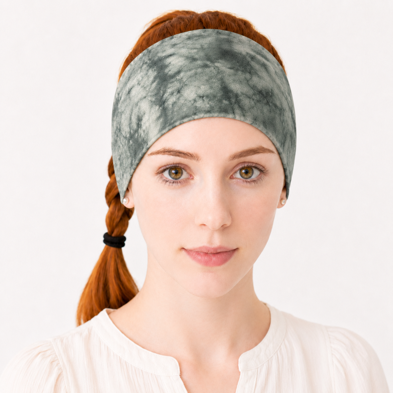 Super soft tie dye print knotted bandanna headband