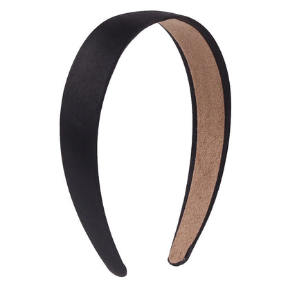 2.8cm wide Glossy satin headband