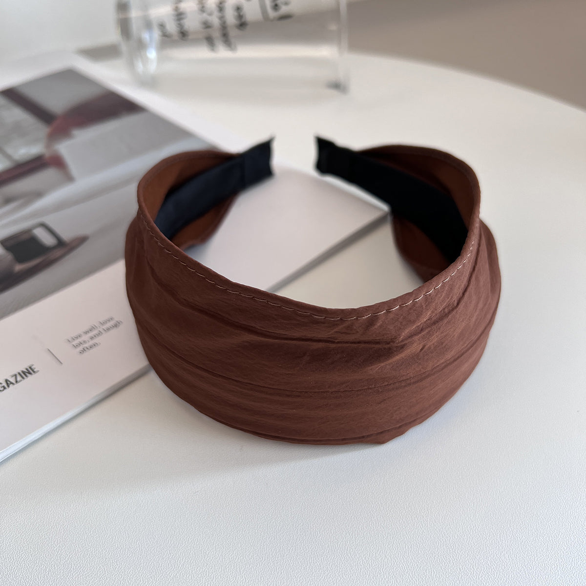 Light weight wide headband