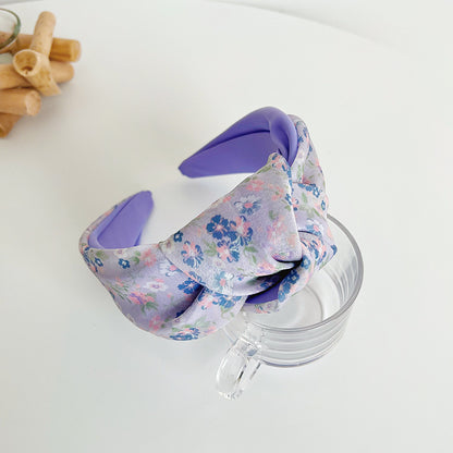 Premium floral knotted headband