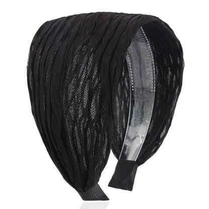 10cm crinkle chiffon headband