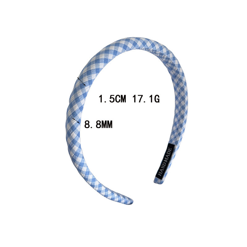 1.5cm Gingham headband