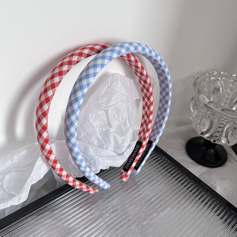 1.5cm Gingham headband
