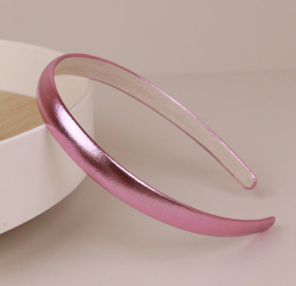 1.5cm wide synthetic leather thin headband