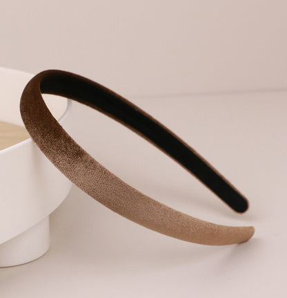 1.5cm wide velvet thin headband