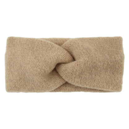 Twist front soft knitted headband