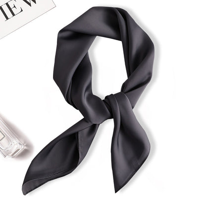 Plain colour square scarf