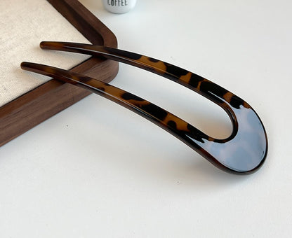 Resin large hair fork / French hair pin