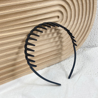 Acrylic headband with long teeth