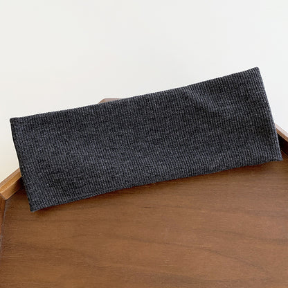 Ribbed stretchy loop headband