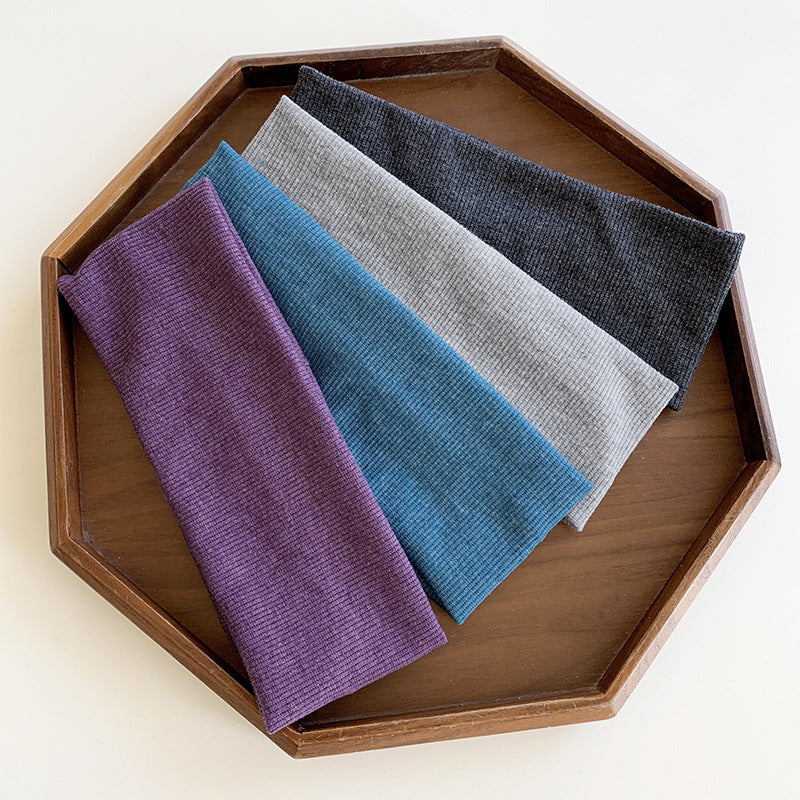 Ribbed stretchy loop headband