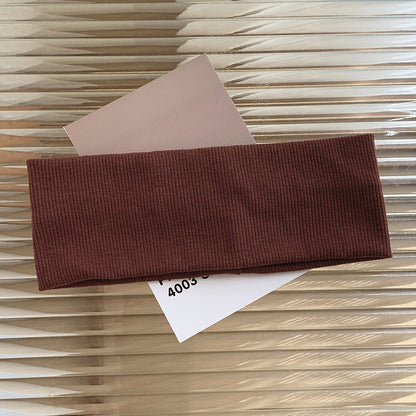 Ribbed stretchy loop headband