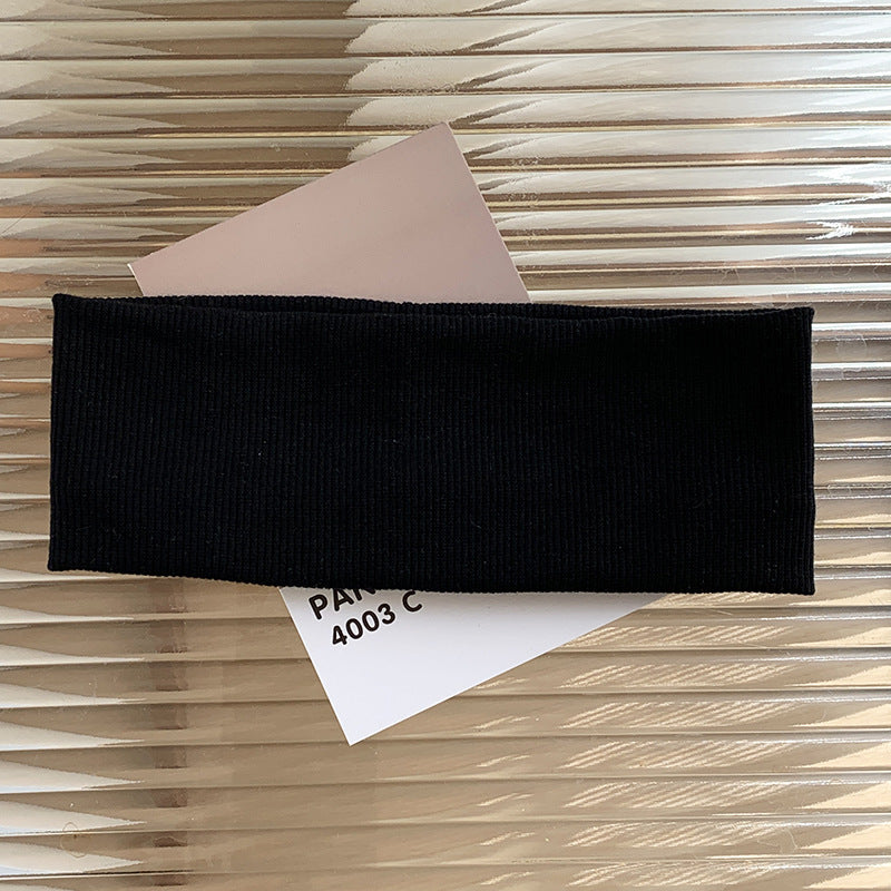Ribbed stretchy loop headband
