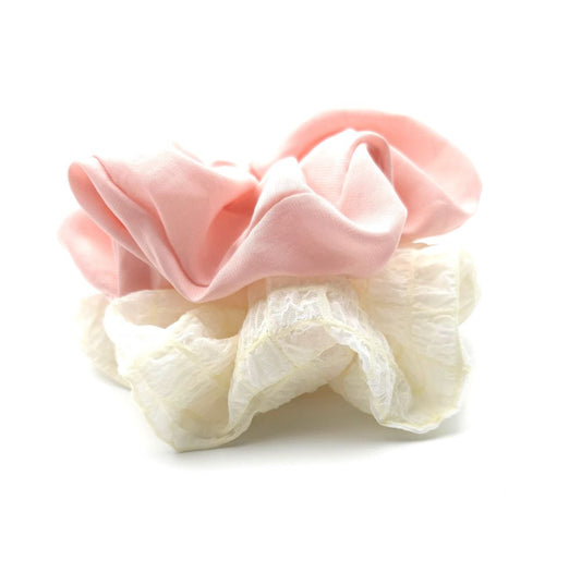 2-pack chiffon scrunchies