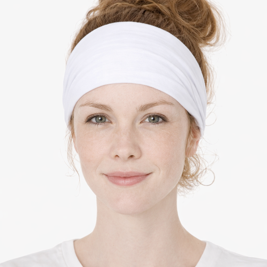 Double layer cotton bandanna headband
