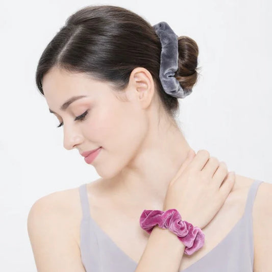 Small velvet scrunchies