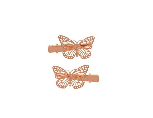 Butterfly hair slide