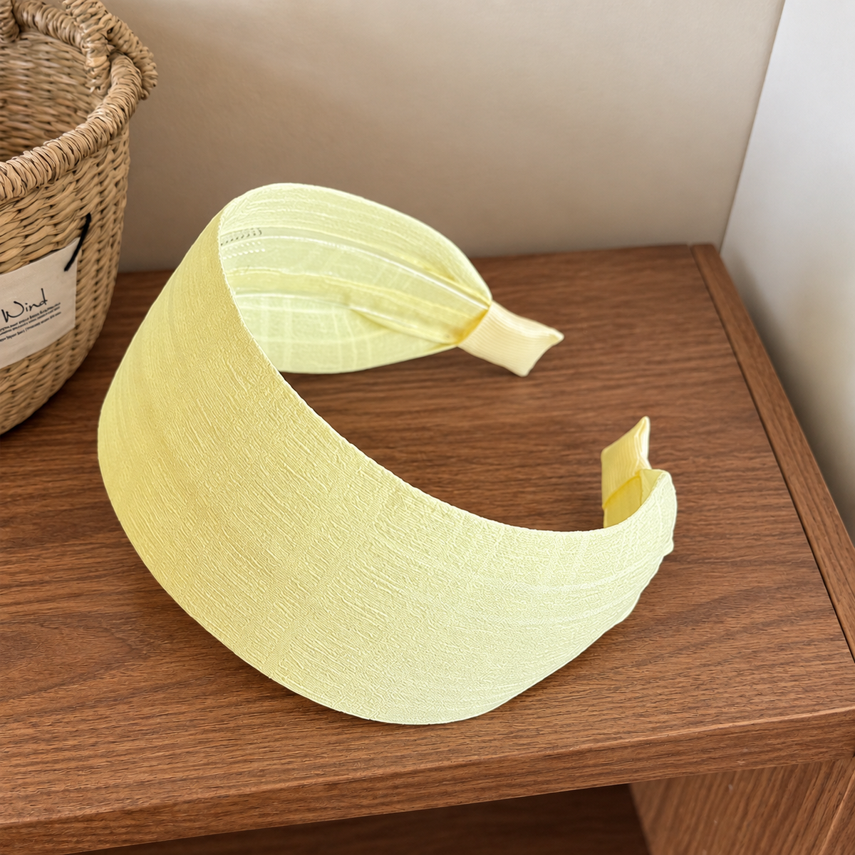 5cm wide plain chiffon headband