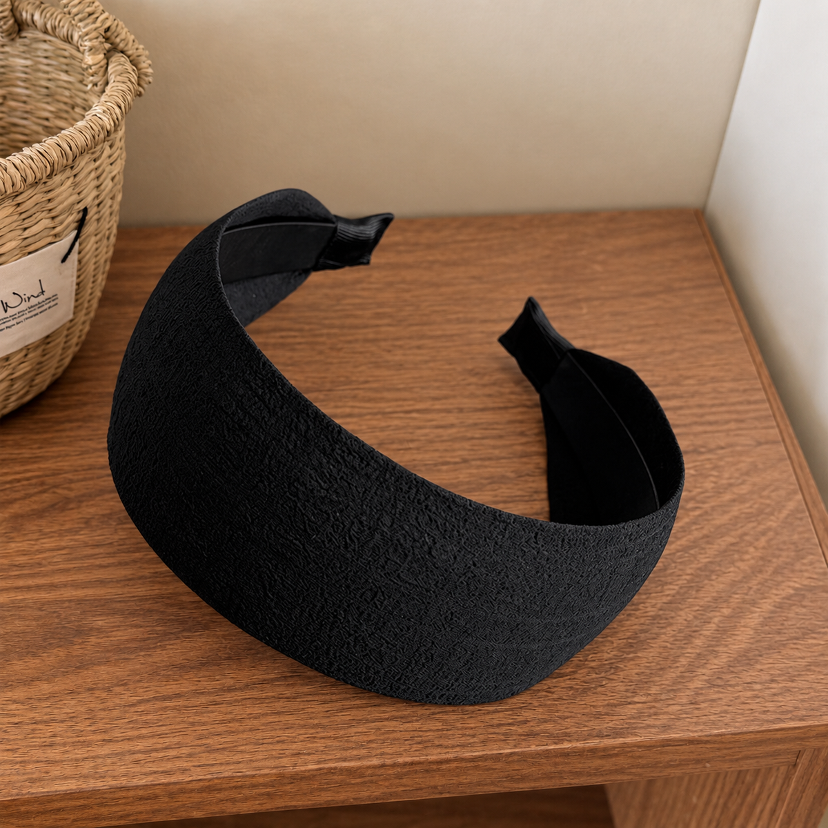 5cm wide plain chiffon headband