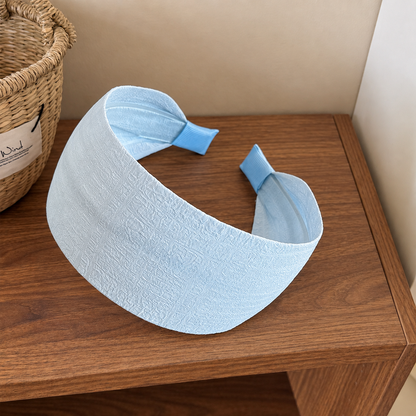 5cm wide plain chiffon headband
