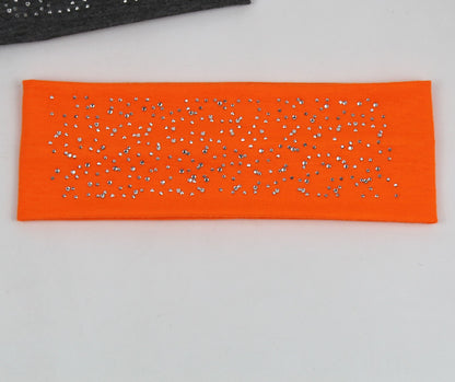 Cotton loop hair band with glitters
