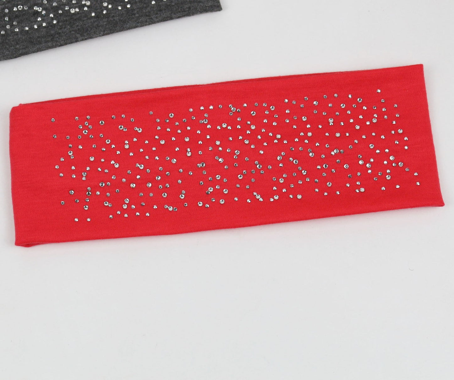 Cotton loop hair band with glitters