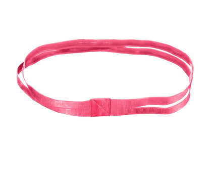 Double wrap non-slip sporty elastic hair band